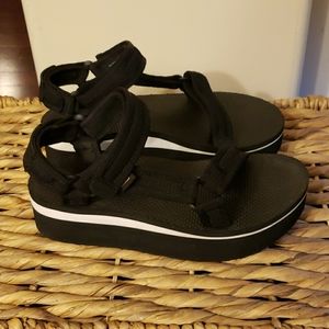 Teva platform sandals